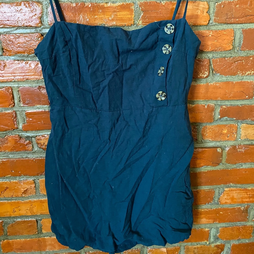 URBAN OUTFITTERS Blue Dress With Buttons